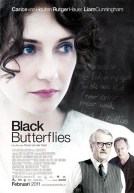 Black Butterflies Poster