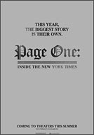 Page One: A Year Inside the New York Times Poster
