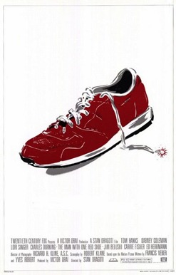 The Man With One Red Shoe Poster